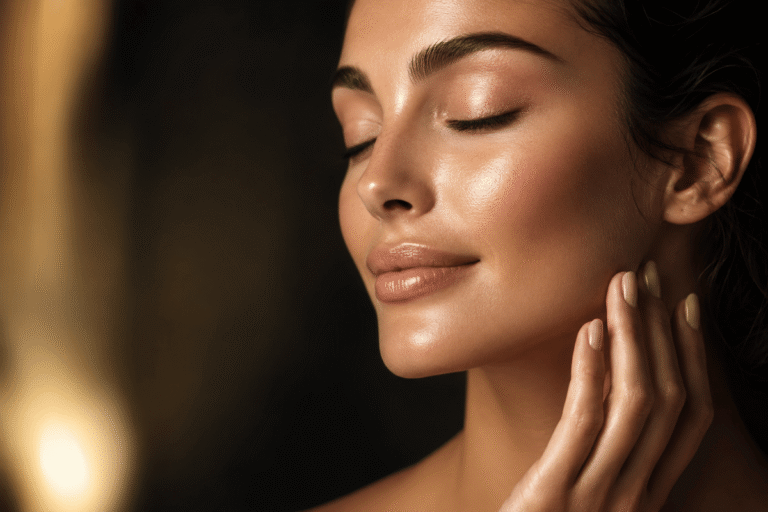 Close-up of healthy luminous skin representing gradual skin-quality goals in regenerative aesthetics